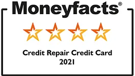 Money Facts award logo - Credit Repair Cards 2021